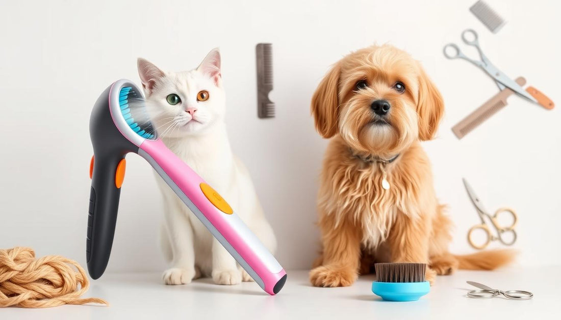 Pet Steam Brush: 3-in-1 Electric Grooming Solution